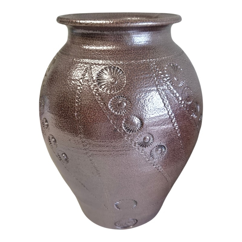 Shell salt glazed vase - Image 3