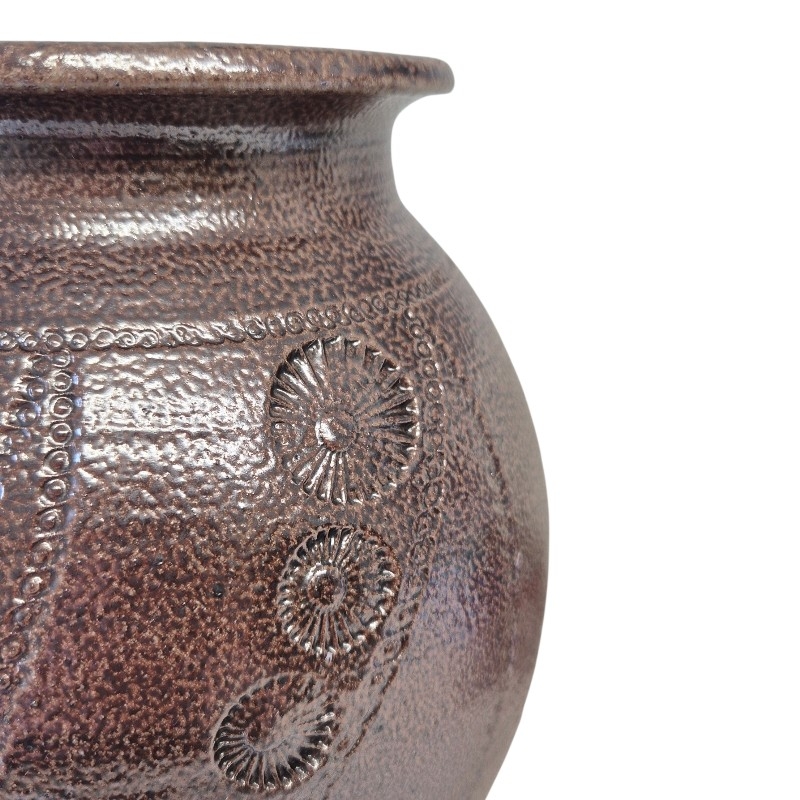 Shell salt glazed vase - Image 2
