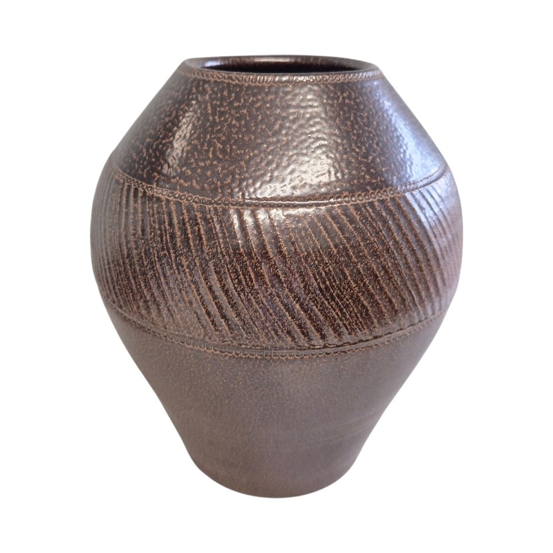 Salt glazed vase 1