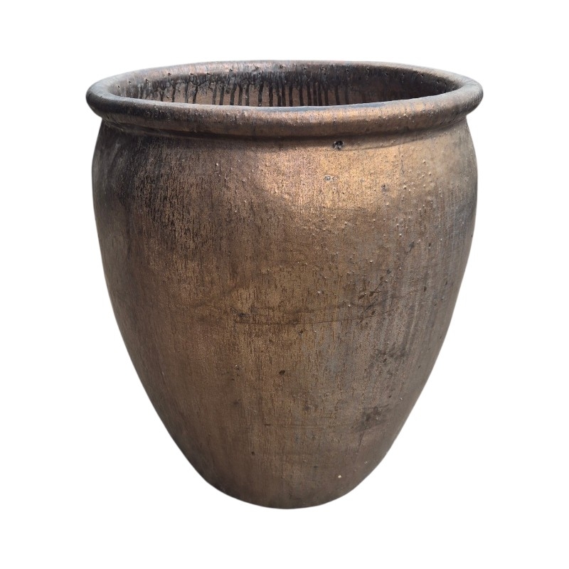 XL bronze planter