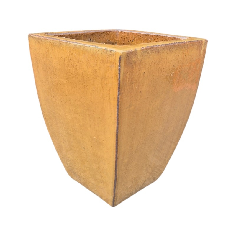 Ochre square planter - Image 2